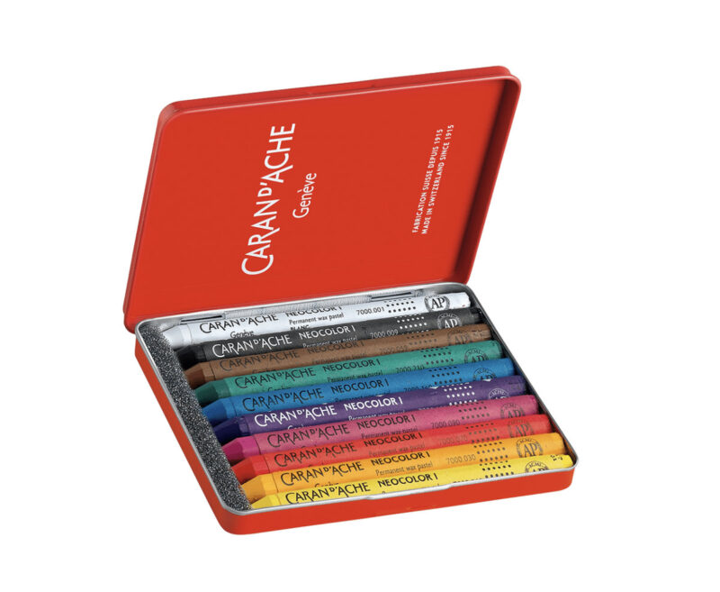 Caran d'ache neocolor i set da 10 pezzi - immagine 2