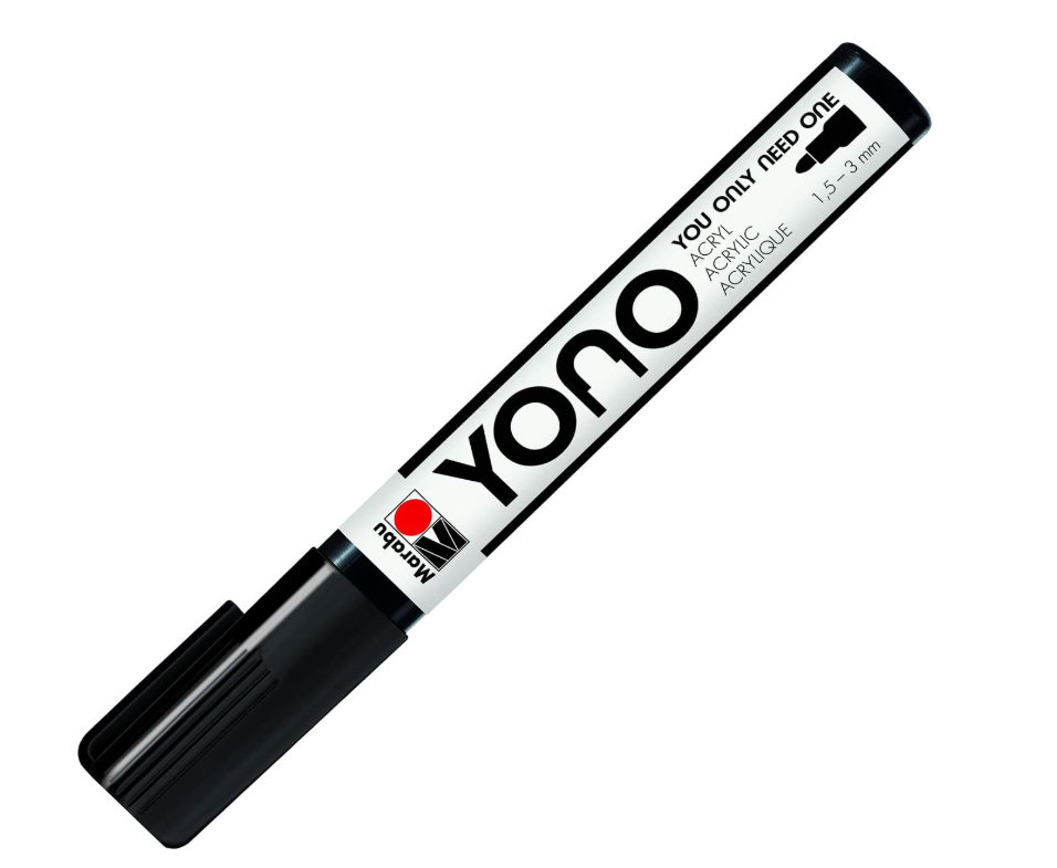 Yono - pennarello colore black