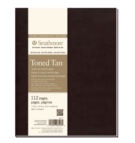 Strathmore toned tan 112 pagine, 118gr, 19,7x24,8cm