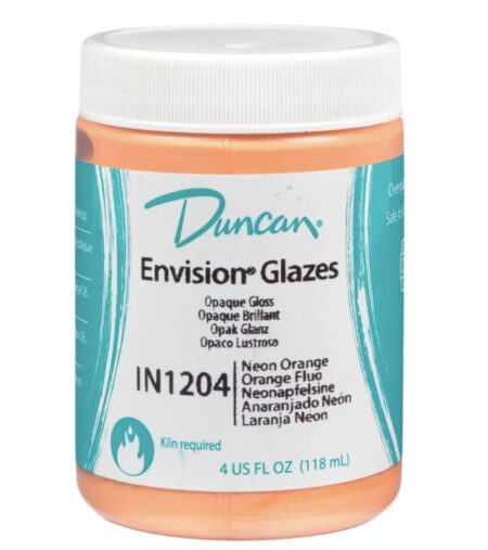 Duncan - smalto ceramico 118ml. arancione fluo