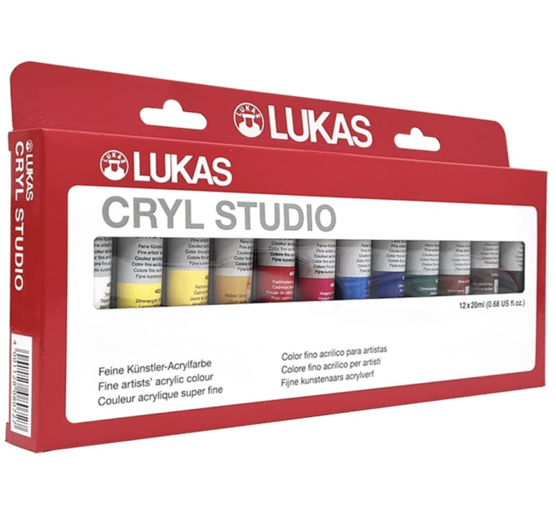 Lukas set cryl studio colore acrilico 12x20ml