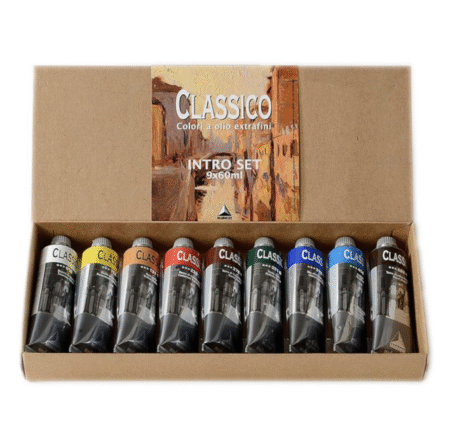 Classico set colore ad olio 9x60ml