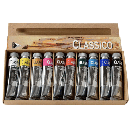 Classico set colore ad olio 10x20ml