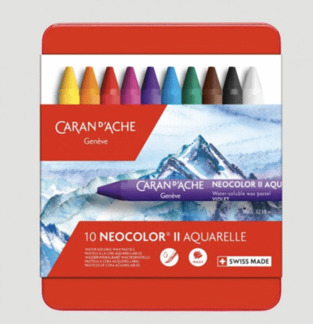 Caran d'ache neocolor II set da 10 pezzi