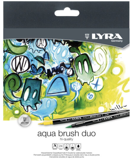 Lyra aqua brush duo ast set 24 pz