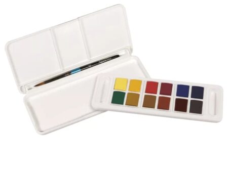 Daler rowney set da viaggio acquerelli 12 colori