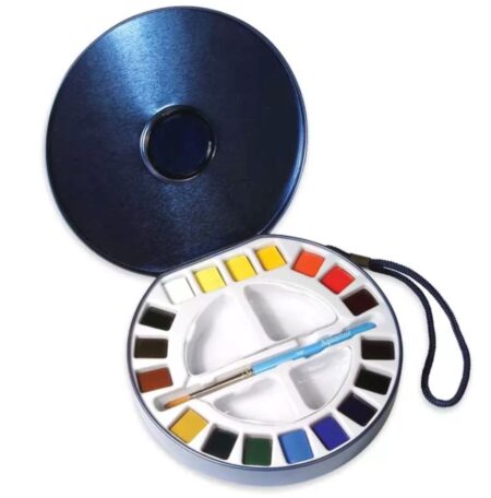 Daler rowney set da viaggio acquerelli 18 colori