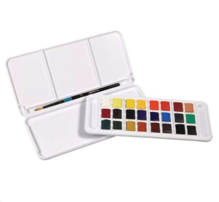 Daler rowney set da viaggio acquerelli 24 colori