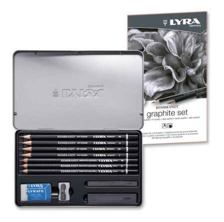 Lyra graphite set scatola metallica 11 pezzi