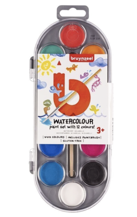 Bruynzeel 12 colori ad acquerello per bambini